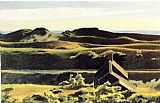 Edward Hopper Canvas Paintings - Hills South Truro